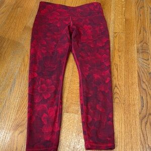 Athleta Red Performance Leggings